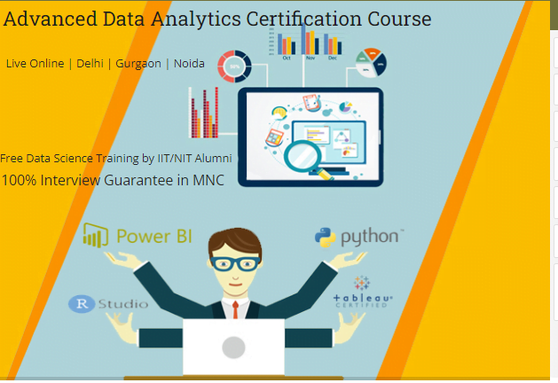 Data Analytics Course in Delhi, 110080. Best Online Live Data Analytics Training in Bhopal by IIT Faculty , [ 100% Job in MNC] June Offer’24, Learn Excel, VBA, MIS, Tableau, Power BI, Python Data Science and Oracle Analytics, Top Training Center in Delhi NCR – SLA Consultants India,