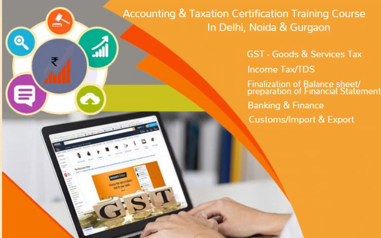 Best GST Course in Delhi, 110089, [GST Update 2024] by SLA Accounting Institute, Taxation and Tally Prime Institute in Delhi, Noida, [ Learn New Skills of Accounting & SAP FICO for 100% Job] in HDFC Bank.